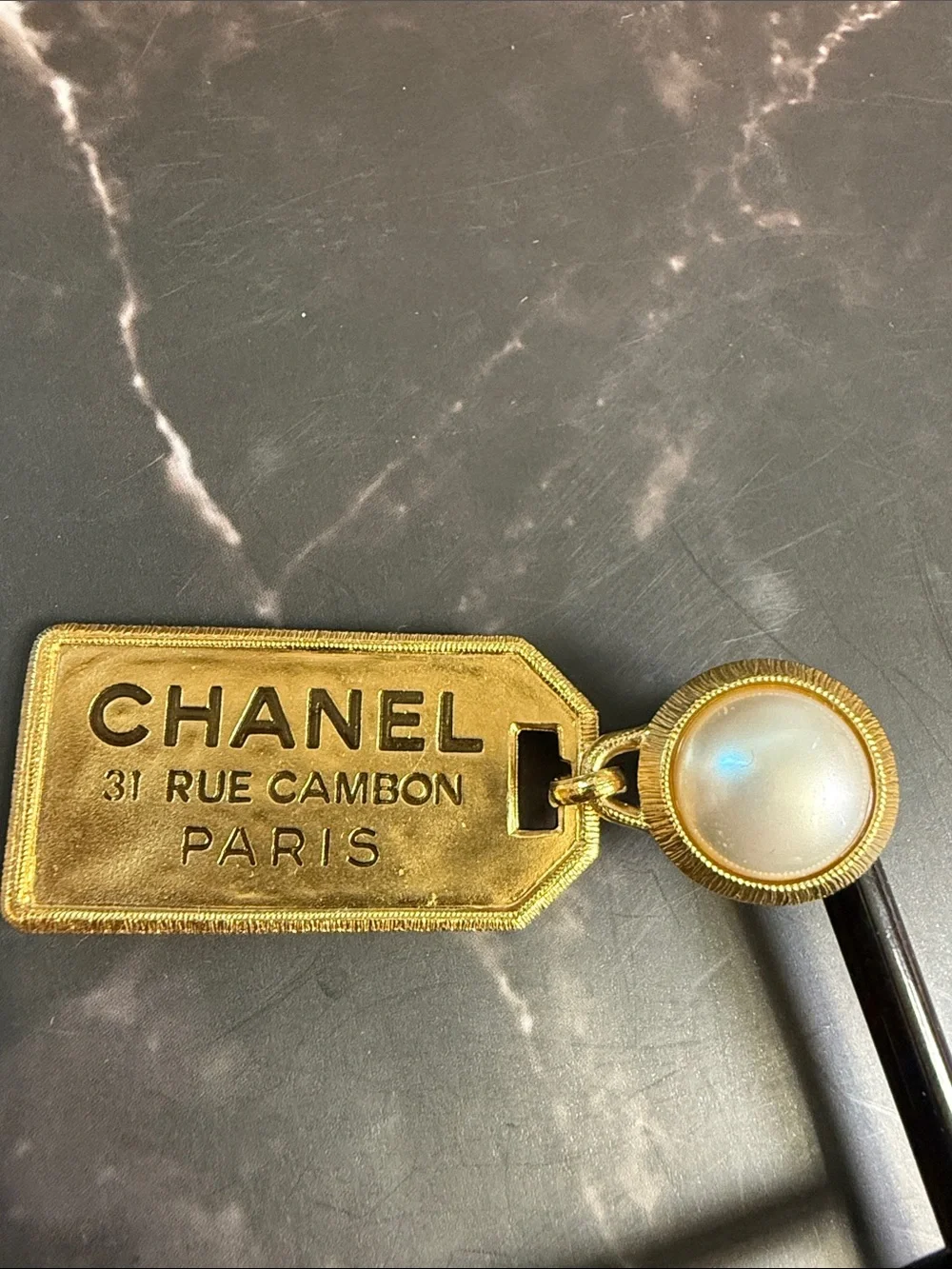 CHANEL front engraving